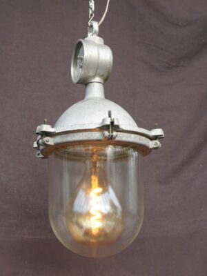 stor aluminiums Industri lampe fra soviet