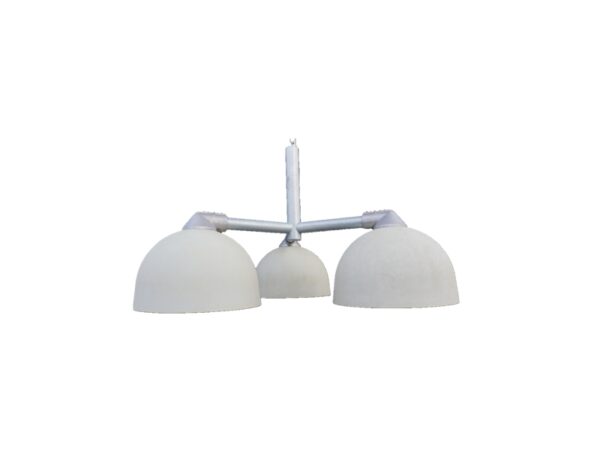 3 industri lampe, downlight set fra siden